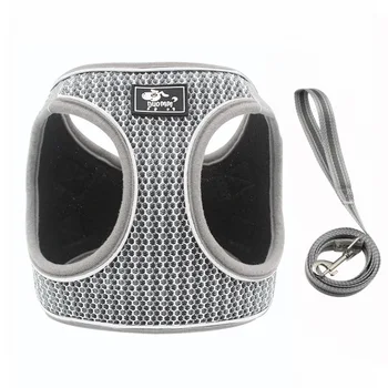 

10PCS / LOT New Cat Leash Breathable And Comfortable Vest Harness Pet Chest Strap