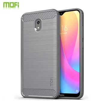 

Redmi 8A MOFi Silicone Case For Xiaomi Redmi Mi 8A Carbon Fiber Pattern Case For Xiaomi Redmi Mi8A TPU Gel Soft Shockproof Case