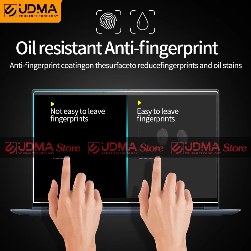 Udma-protetor de Tela Anti Azul para Laptops Huawei Notebook Filme de Vidro Temperado Matebook 13s 14s 16s x Pro D14 D15 E2023 - Imagem 4