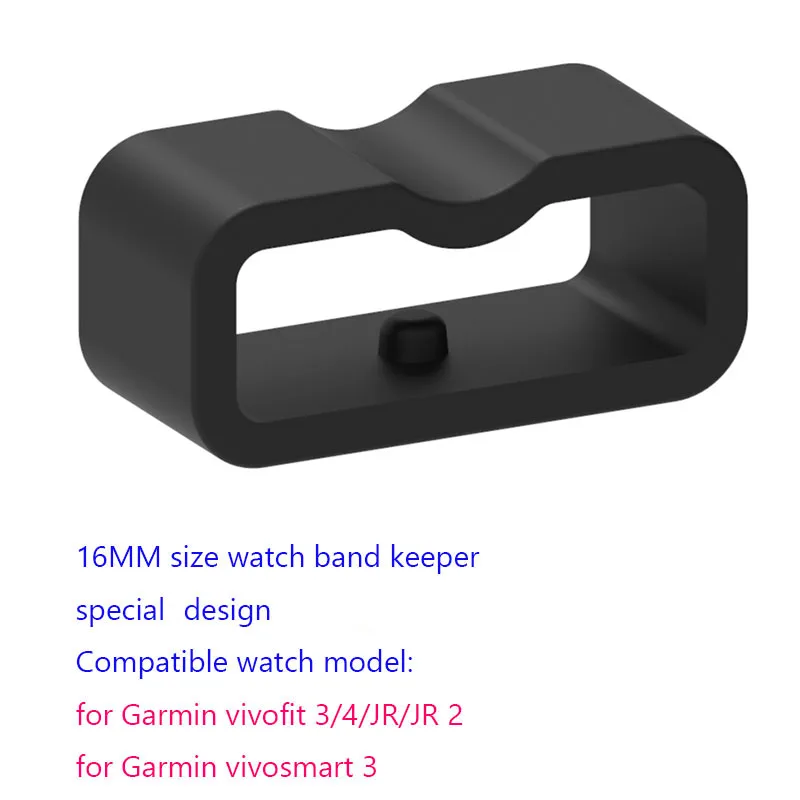 ECSEM силиконовая резиновая петля для Garmin vivofit 3/4/JR2/vivosmart 3 Смарт-часы Хранитель Сменное беззубное кольцо