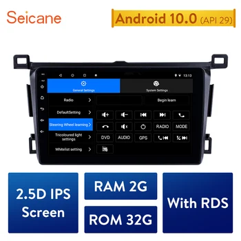

Seicane Android 10.0 9 inch GPS Navigation Car Auto Radio Player For Toyota RAV4 left hand drivier 2013 2014 2015 2016 2017 2018