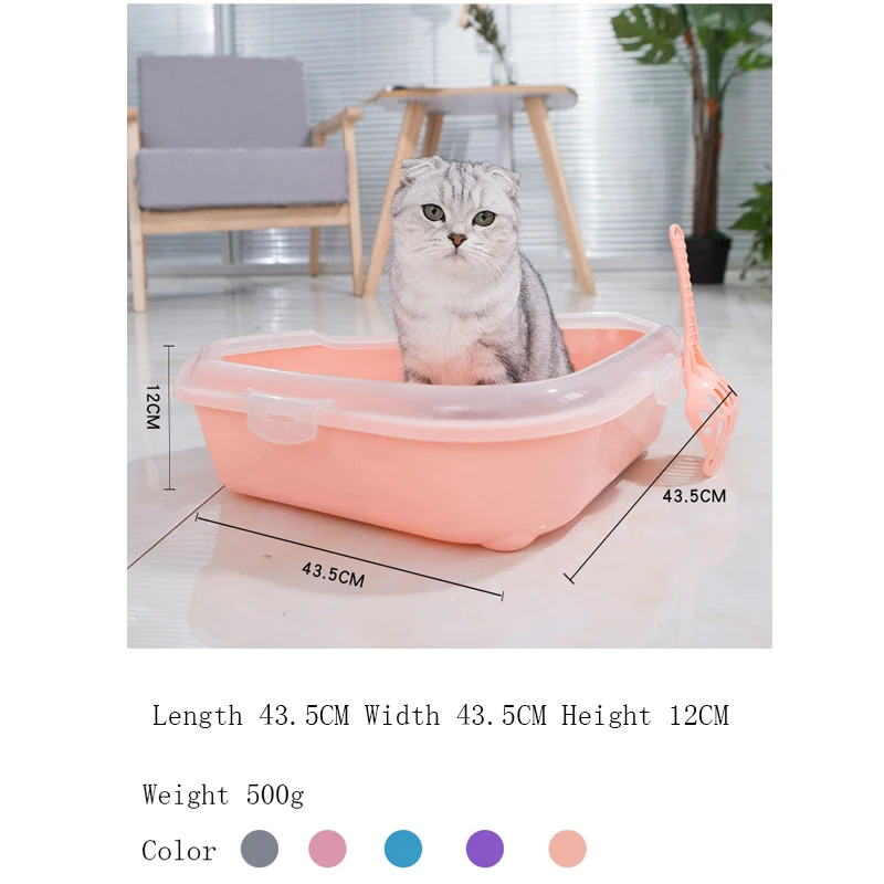 Toilet Bedpan Cat Litter Box Plastic Cat Toilet Training Triangle Extra Large Semi-closed Deodorant Cat Toilet Toilet Bedpan Cat Litter Box Plastic Cat Toilet Training Triangle Extra Large Semi-closed Deodorant Cat Toilet