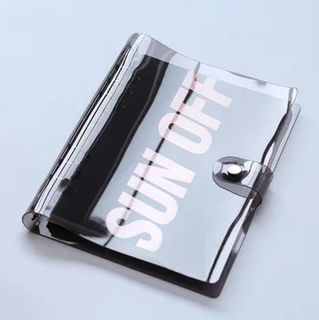 

A5A6 Notebook PVC Transparent 6 Hole Loose-leaf Book Account Book Shell