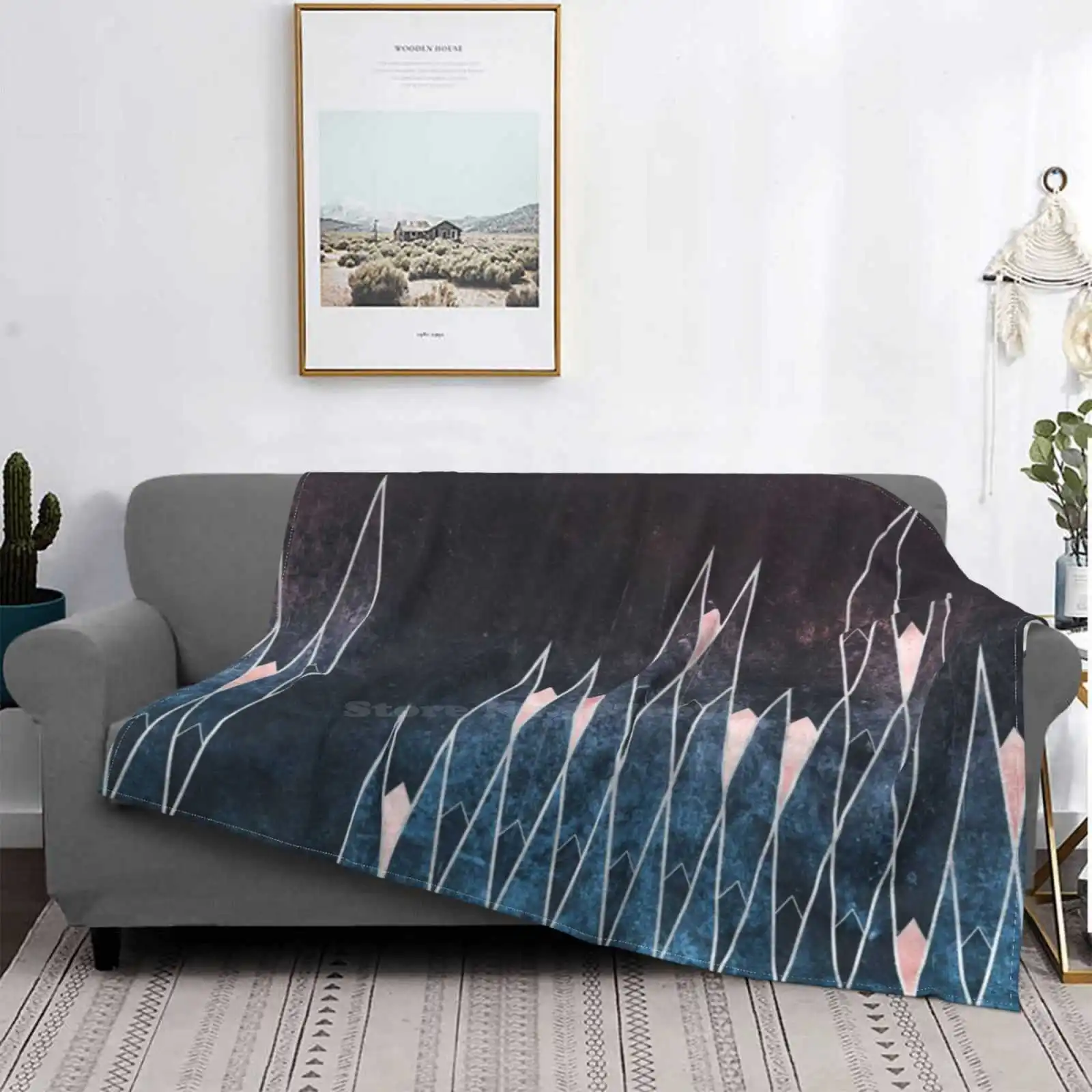 Геометрический Рисунок | Искусство со снежинками, яркое фланелевое одеяло, серебряное, розовое, золотое, ледяное, геометрическое, абстрактное искусство со стразами