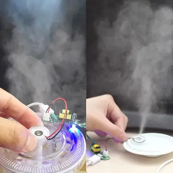 

2 Pcs DIY Humidifier Accessories Mini Atomizer Film Plate 16mm 1.5-3W Home Mist Maker Millipore Ultrasonic Atomizer Film Plate