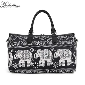 

Mododiino Cartoon Printing Duffel Bag Waterproof Oxford Travel Foldable Duffel Bag Women Hand Luggage Lady Crossbody Bag DNV1301