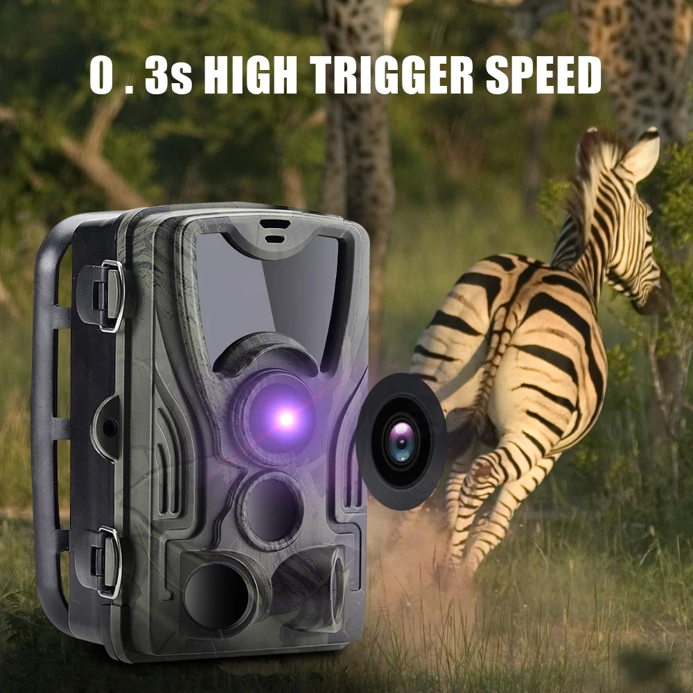 Goujxcy HC801 Trail Камера 20mp 1080p не светятся 940nm инфракрасный светодиодный Охота Ночное