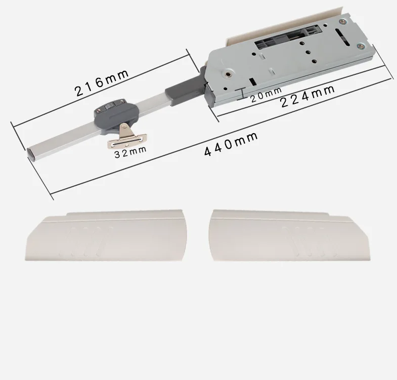 

Heavy Duty Damping Free to Stop Support Rod Overweight Cabinet Stop at Any Time Aluminium Alloy Wall Cabinet Aggravate Pneumatic