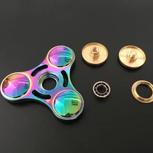 Металлические игрушки для снятия стресса Спиннер Гироскопическая декомпрессия игрушка НЛО красочный Спиннер взрослые вечерние игрушки в подарок