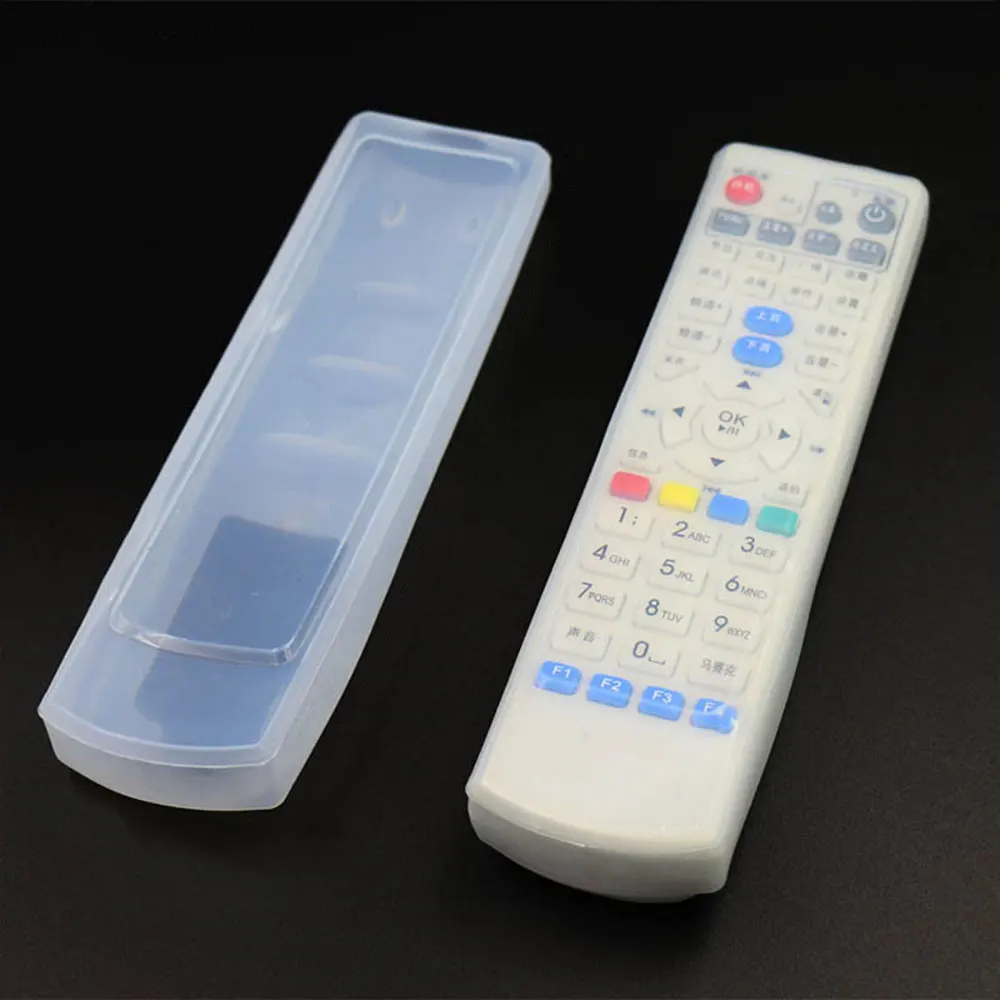 Silicone Remote Cover 1pcs Dust Protect Protective Storage Bag Portable Silicone Air Condition Control Case TV Remote Control Cover silicone remote cover