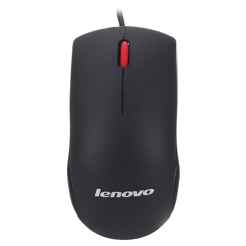 Проводная оптическая мышь lenovo M120 red dot для ноутбука, ПК, офиса, дома