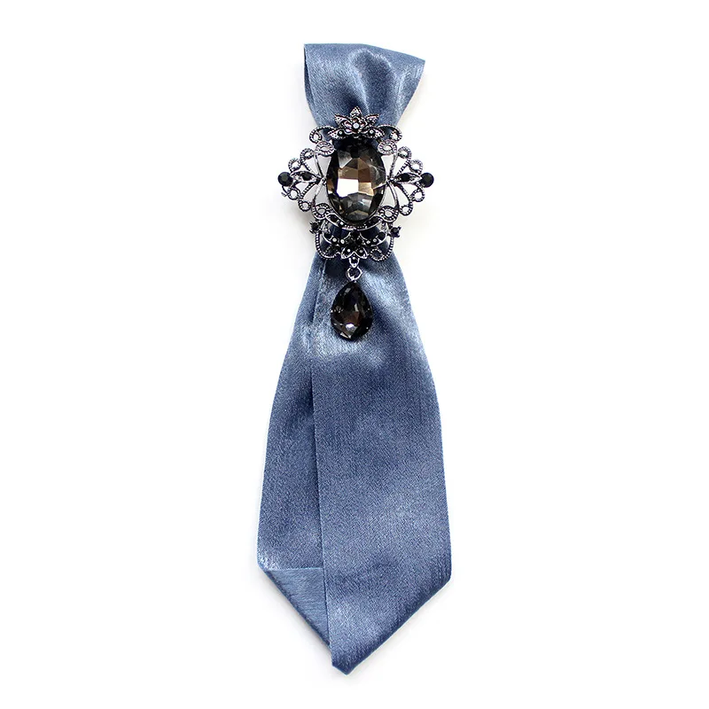 Rhinestone Bow Tie Элегантная взрослая Женская Мужская рубашка галстук-платок винтажная, со стразами, кристаллами Брошь булавка галстук для жениха работы Свадебная вечеринка подарок галстук-бабочка - Цвет: Rhinestone Bow Tie