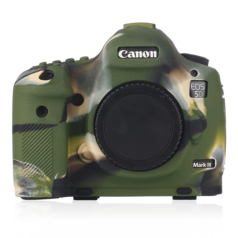Чехол для камеры Canon 5D3 с текстурой личи силиконовый защитный чехол 5D MARK III 5diii