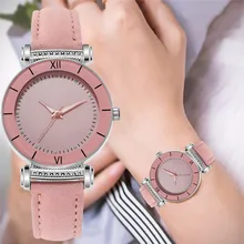 

Pink Frosted Belt Women's Quartz Watch Luminous Digital Watch for Girls Ladies