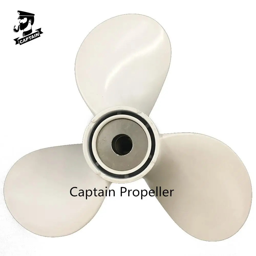 

Captain Propeller Fit Yamaha Outboard Engines 40HP Aluminum Pin Drive Spline RH 11 3/4x7 1/2 676-45956-61-EL