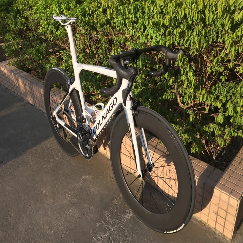 Newest NJWH Colnago CONCEPT full Bicycle Complete carbon road bike With R8010 groupset 50mm carbon wheelset A271 hubs UPS