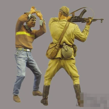 

1/35 Resin Soldier Model Soviet Soldier and Rebel 496