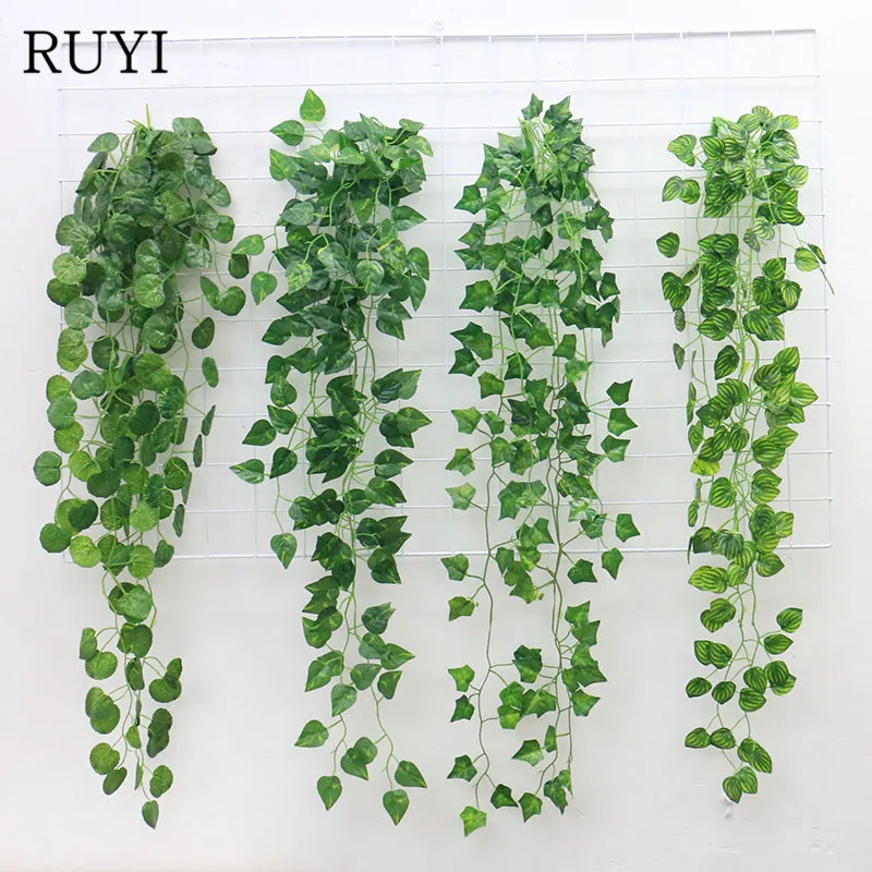 

Artifical Decoration Vine high quality Ivy Leaf Garland Plant Vine Fake Foliage Party Wedding decoration home Decor fake plant