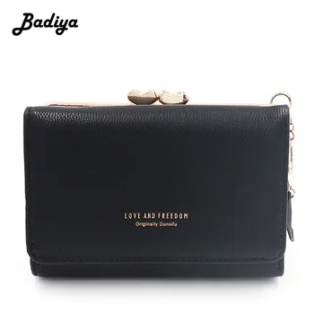 

Casual Women Wallets Solid Color Multi-card Position Card Holder Short Mini Hasp Coin Pockt Brief Fashion Female Clutch Bag