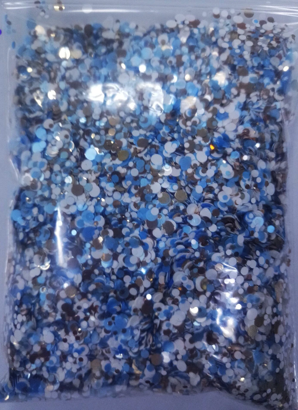 1/2/3mm100g/200g/500 г/пакет Блестящий декор для ногтей с зеркальной металлической пряжкой из серии "сделай сам" кукурузных хлопьев Блестящий декор для ногтей смешанные в круглую горошину, Мерцающая Снежинка