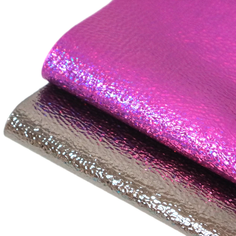 

david angie Bump Crack Texture Laser Faux Synthetic Leather For Hair Bow DIY Projects Handbag Shoes,1Yc7248