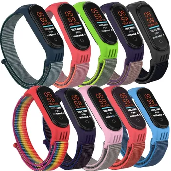 

Mi Band 4 Wrist Strap Adsorption Nylon Starp For Xiaomi Mi Band 4 Silicon Case Protector Miband 4 Smart Wristband Accessories