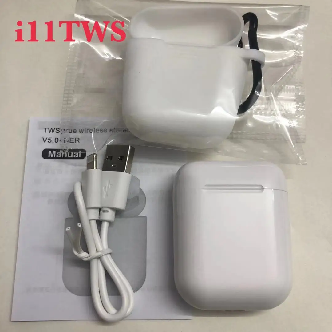 I10000 TWS беспроводные Bluetooth наушники Air 1:1 Pro 3 Air 2 Smart sensor спортивные наушники Hifi гарнитура i11TWS i500 TWS i90000 TWS - Цвет: i11 tws without box