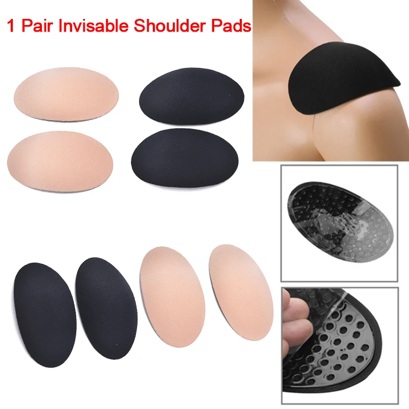 1 Pair Naturally Soft Anti-Slip Shoulder Pads Reusable Self