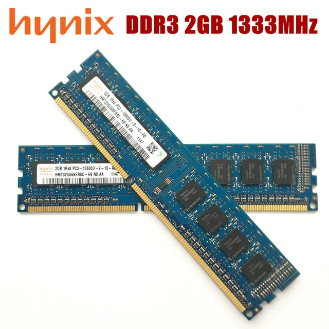 Hynix Chipset 2g 2gb 1r/2rx8 Pc3 10600u Ddr3 1333mhz Pc Computer Desktop Ram Desktop Memory 2g Pc3 10600u Ddr3 Ram - Rams - AliExpress