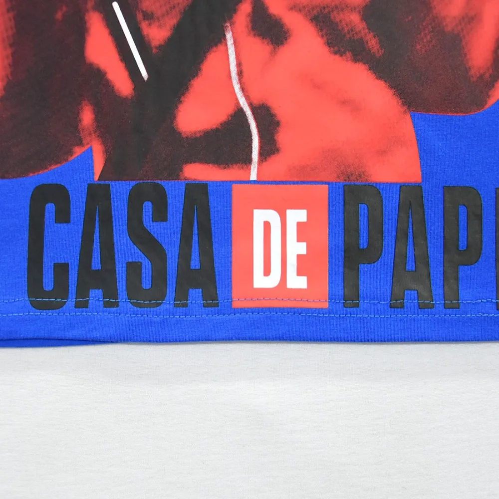 La Casa De Papel/детская футболка Летняя футболка для маленьких мальчиков и девочек, топы с рисунком денег, Детская футболка одежда из бумаги «House of paper» Enfant Happy