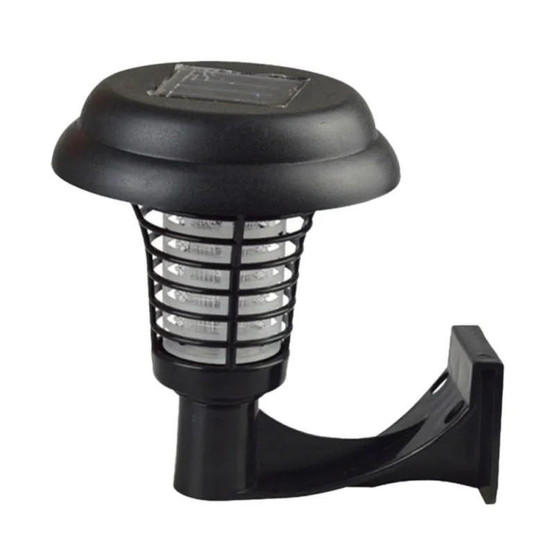 Solar Powered Mosquito Lamp Killer Bug Zapper Light Indoor Outdoor Fly Pest Portable Garden Lawn Fly Trap