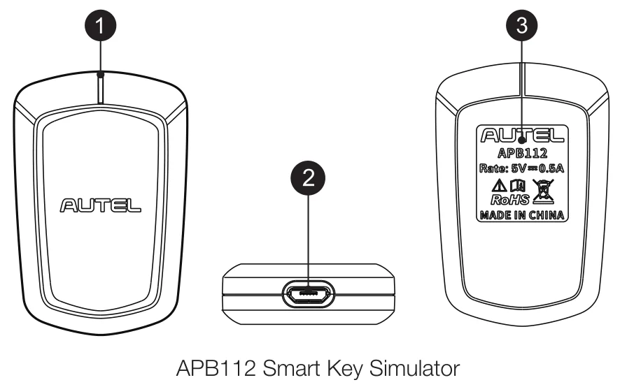 AUTEL APB112 Smart Key Simulator поддержка 46, 4D, H чип