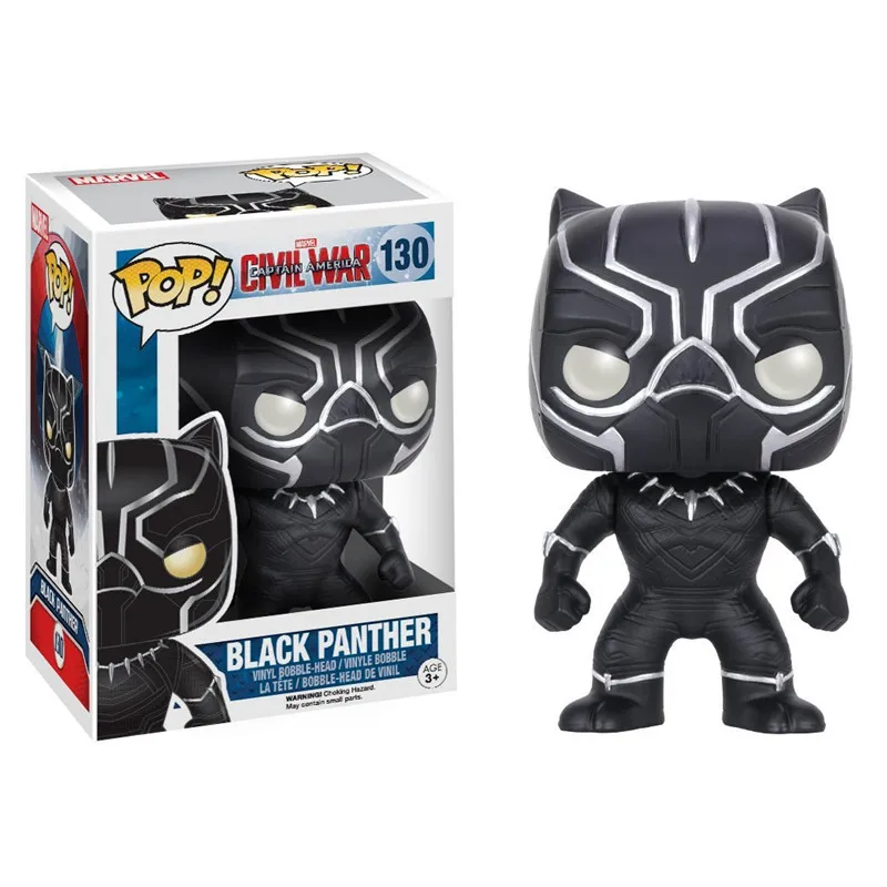 Funko pop с изображением героев фильма Марвел Мстители Железный человек Капитан Америка Тора, Халка Локи "Человек-паук" Фигурки Коллекционная модель игрушки подарок
