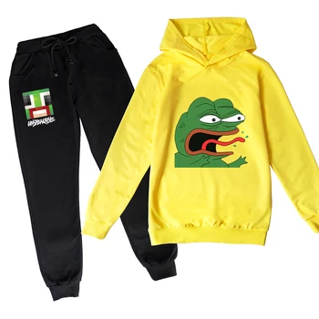 

UNSPEAKABLE 2020 New Fashion Child Hoodies Pants 2pcs Sets Baby Clothing Boys Girls Sweatshirts Kids Boys Children Clothes 2-15Y