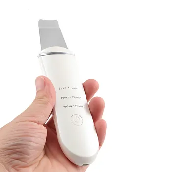 

Ultrasonic Skin Scrubber Deep Face Cleaning Machine Peeling Shovel Vibration Blackhead Removal Exfoliating Pore Cleaner