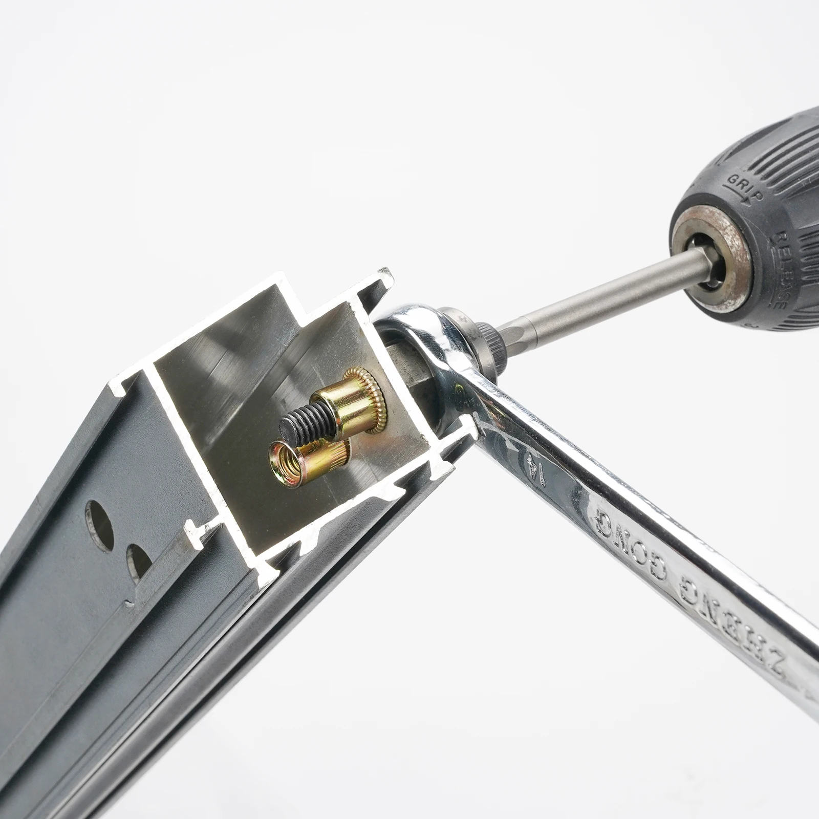 Hand Rivet Nut Gun Head nuts Simple installation Manual Riveter Rivnut Tool Accessory for Nuts M3 M4 M5 M6 M8 M10