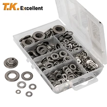 

Stainless Steel Washers Flat Washer Assortment Set Gaskets set 660 Pcs M3 M4 M5 M6 M8 M10