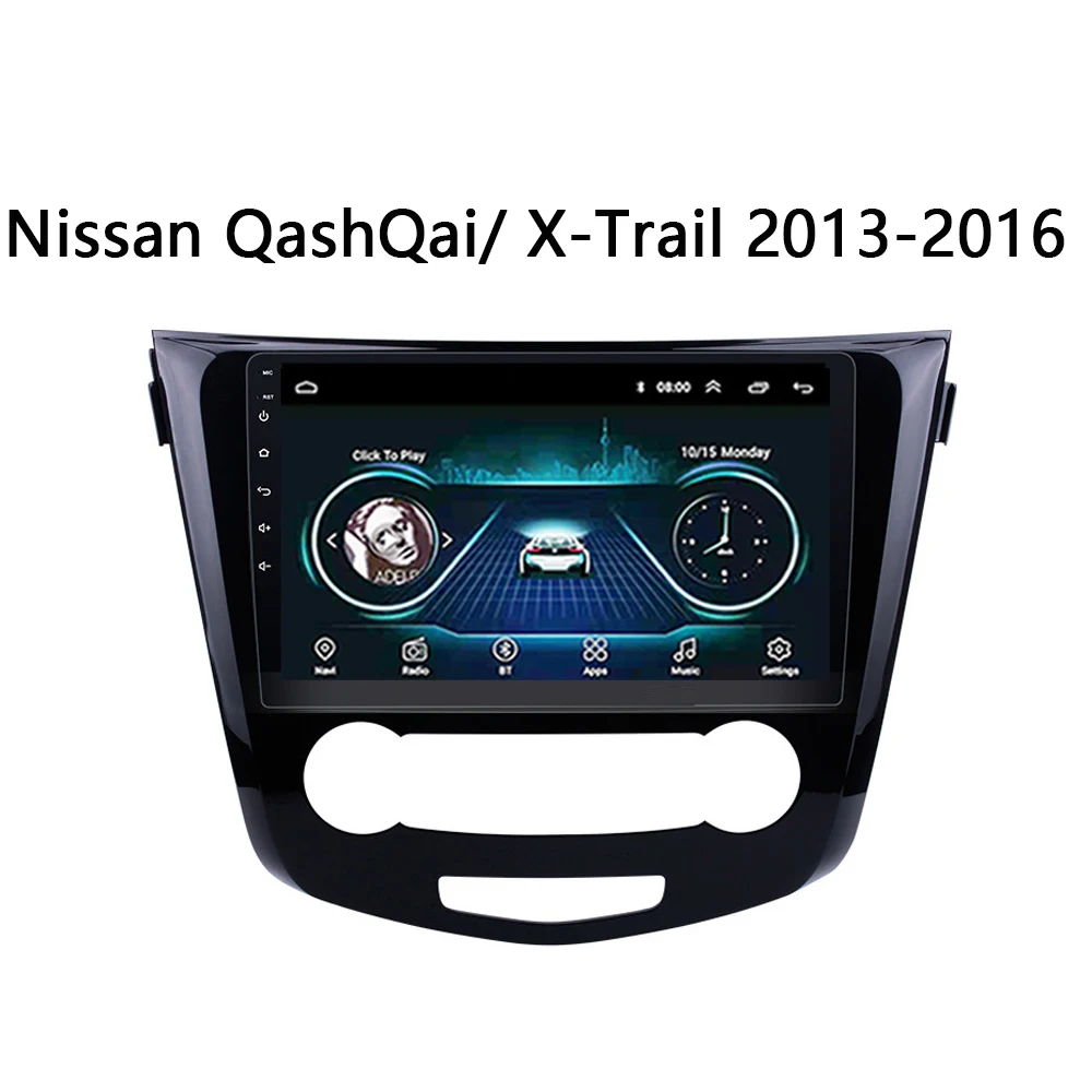 Мультимедийная система для Nissan QashQai X Trail автомагнитола 2013 2016 с GPS навигацией Android 8