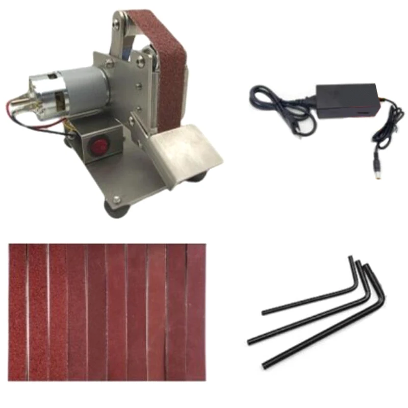 

EU Plug Multifunctional Grinder Mini Electric Belt Machine Sanding Machine DIY Polishing Machine Blade Sharpener
