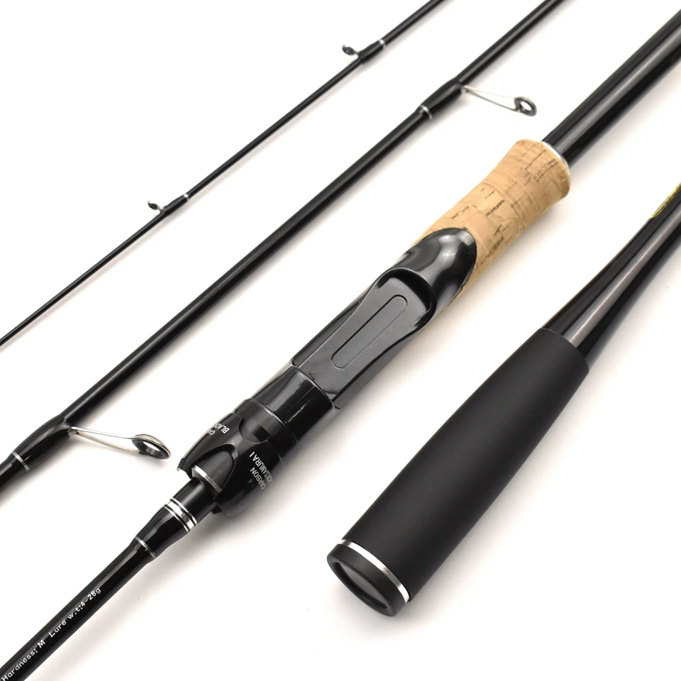 NEW 1.83M Fishing Rod M power Solid tips Carbon Lure Rod Spinning
