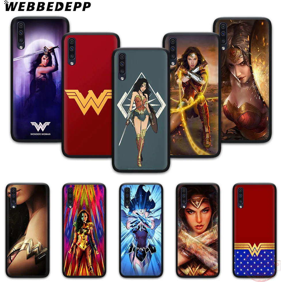 WEBBEDEPP Wonder Woman Soft Phone Case for Samsung A10S A6 7 8 9 A10 20 A40 A50 A60 A70S M10 M20 30 |