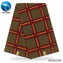BEAUTIFICAL восковая ткань высокого качества, 6 ярдов, хлопок, африканская восковая ткань, настоящая голландская восковая печать, ML9H2208-25