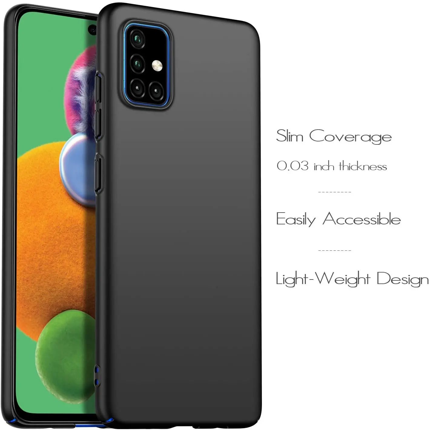 Custodia Rigida Per Pc Per Samsung Galaxy A72 5G A52 A32 A12 A71 5G A51 A11 A01 A8 A7 A6 Plus 2018 Cover Posteriore Rigida Rigida Antiurto
