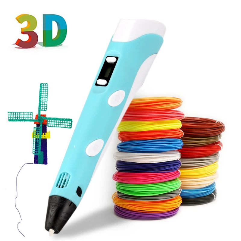 La impresión 3D pluma de la pintura los niños del regalo de vacaciones los niños del juguete tridimensional 