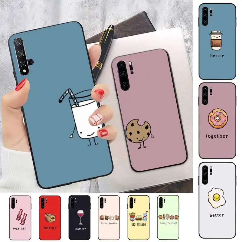 Чехол FHNBLJ для телефона huawei P 6 7 8 9 10 20 30 40 pro plus lite p9 2016 | Мобильные телефоны и