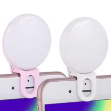Портативный мини USB Перезаряжаемый телефон клип на светодиодный вспышка для селфи свет для телефона съемка селфи потоковая передача