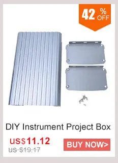 Aluminum Project Box Matte Black DIY PCB Junction Heat Dissipation Casing 80x160x170mm Electrical Boxes 