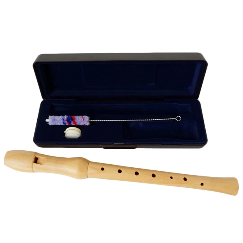 Деревянное записывающее устройство сопрано барокко 8 отверстий C Ключ кларнет Вертикальная флейта Dizi деревянные музыкальные инструменты