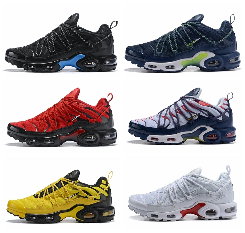 Оригинал 2019 air champagnepapi Mercury Plus Tn Ultra SE noir chaussures de course TN chaussure hommes formateurs sport | Спорт и