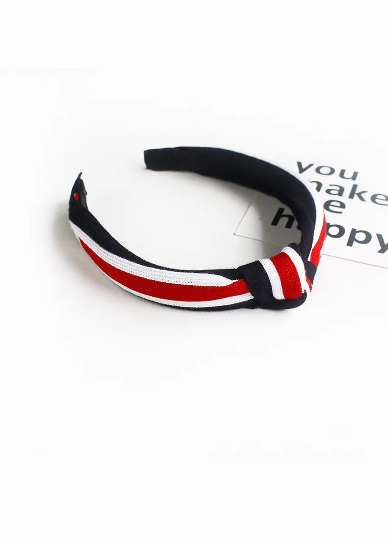 New Products Korean-style Cool Fabric Hair Bands GIRL'S Cool Sports Hair Bands Mixed Colors Knot Hair Band